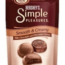 Hershey's  Simple Pleasure Smooth & Creamy Milk Chocolate with Chocolate Creme